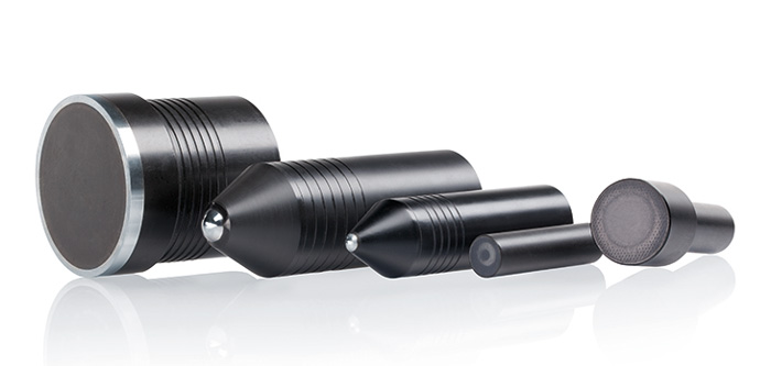 Sensors for magnetic induction testing of metallic materials for semi-finished products